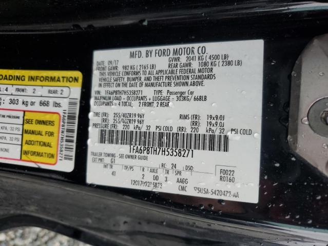 2017 FORD MUSTANG 1FA6P8TH7H5358271
