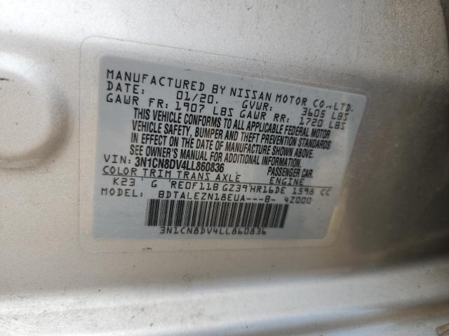 2020 NISSAN VERSA S - 3N1CN8DV4LL860836