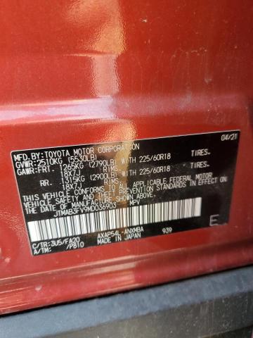 2021 TOYOTA RAV4 PRIME SE JTMAB3FV9MD036903