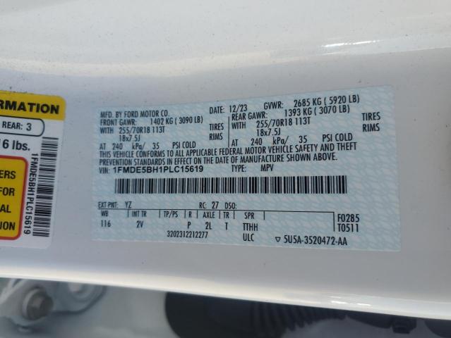 2023 FORD BRONCO BAS 1FMDE5BH1PLC15619