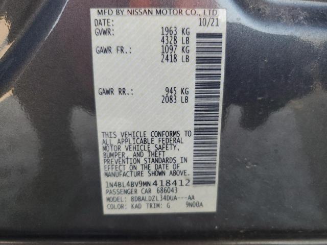 2021 NISSAN ALTIMA S 1N4BL4BV9MN418412