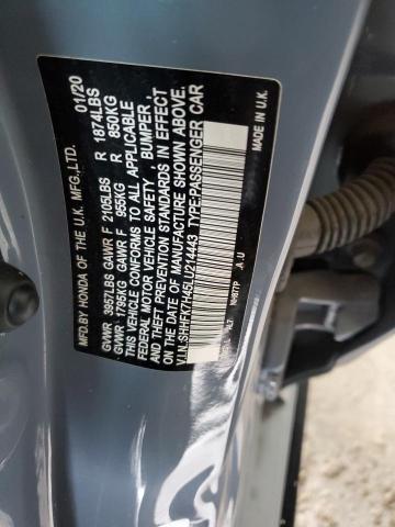 2020 HONDA CIVIC SPOR SHHFK7H45LU214443