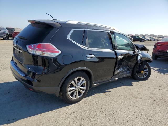 NISSAN ROGUE S 2015 black  gas KNMAT2MTXFP575881 photo #4