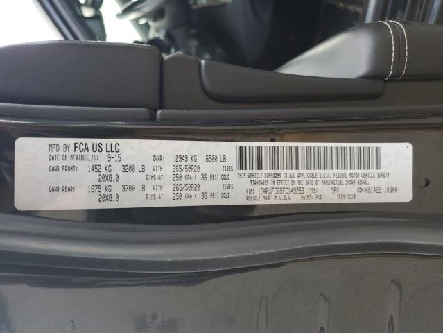 2015 JEEP GRAND CHEROKEE OVERLAND 1C4RJFCG5FC149253