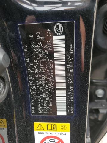 2017 LEXUS ES 350 58ABK1GG4HU045219