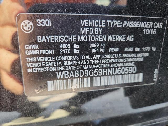 2017 BMW 330 XI - WBA8D9G59HNU60590