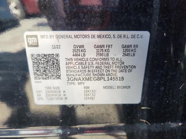 2023 CHEVROLET EQUINOX RS 3GNAXMEG8PL145515