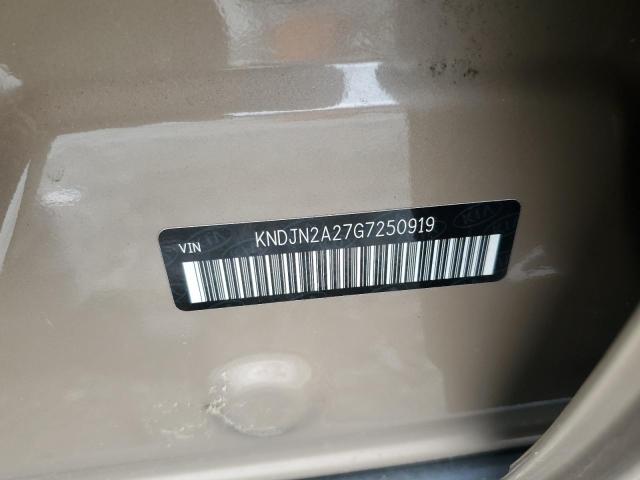 2016 KIA SOUL KNDJN2A27G7250919
