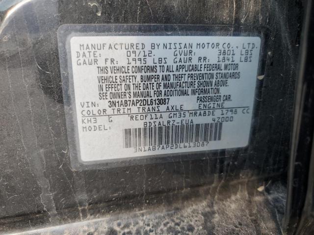 2013 NISSAN SENTRA S - 3N1AB7AP2DL613087