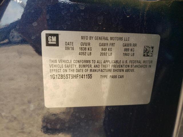 2017 CHEVROLET MALIBU LS - 1G1ZB5ST9HF141155