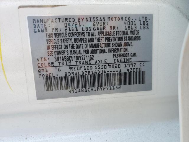 2021 NISSAN SENTRA SV - 3N1AB8CV1MY271152