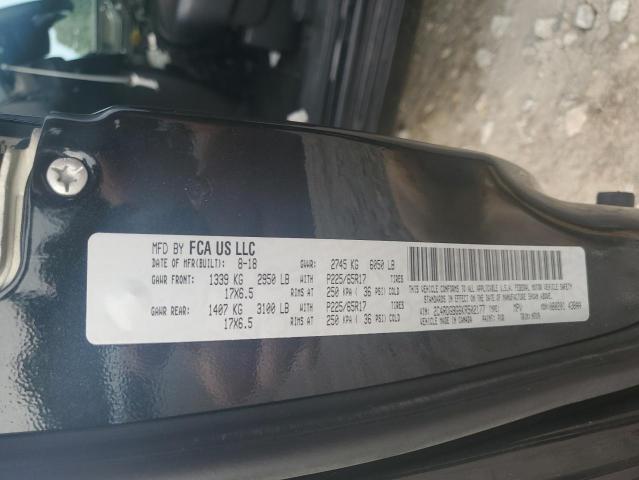 2019 DODGE GRAND CARA 2C4RDGBG6KR502177