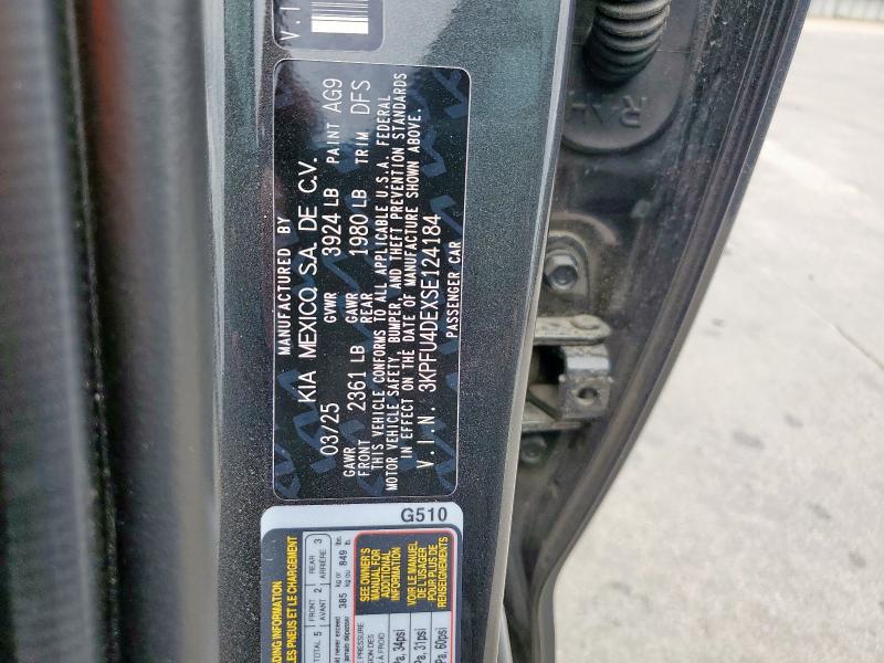 2025 KIA K4 EX - 3KPFU4DEXSE124184