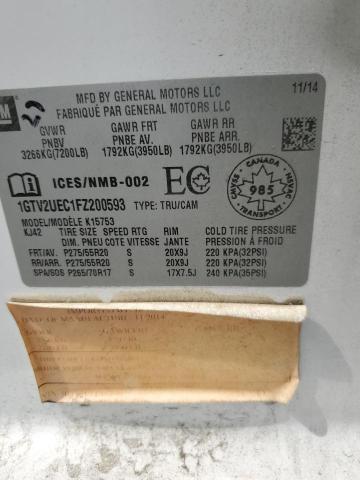 2015 GMC SIERRA K15 1GTV2UEC1FZ200593