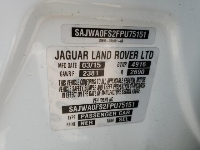 2015 JAGUAR XF 2.0T PR SAJWA0FS2FPU75151