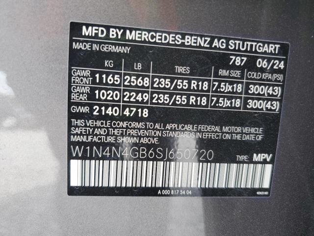 2025 MERCEDES-BENZ GLA 250 W1N4N4GB6SJ650720