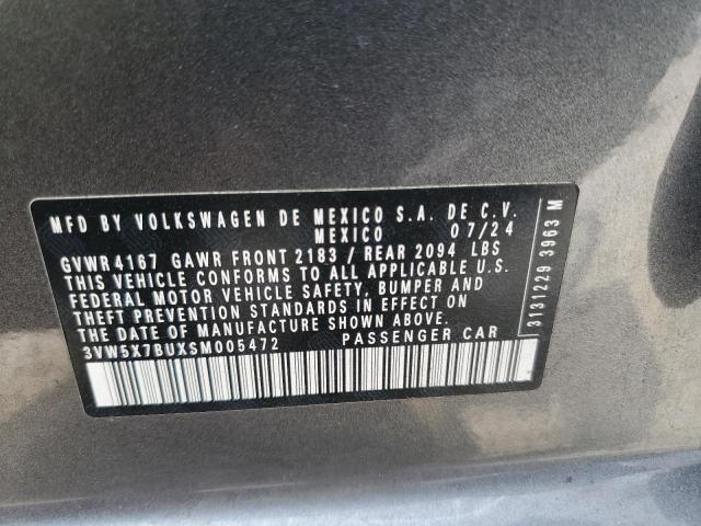 2025 VOLKSWAGEN JETTA S 3VW5X7BUXSM005472