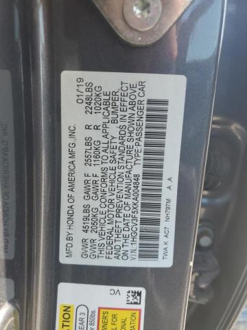 2019 HONDA ACCORD HYB #3227064400