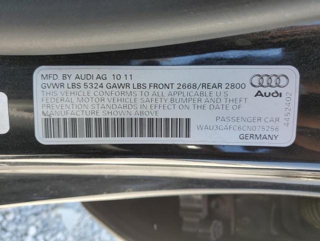 2012 AUDI A7 PRESTIGE - WAU3GAFC6CN075256