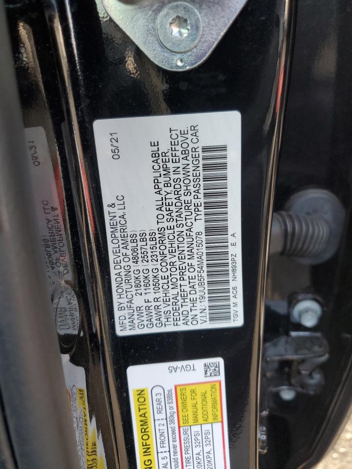 Lot #3301601648 2021 ACURA TLX TECH A