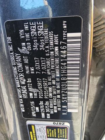 2017 HYUNDAI SANTA FE SPORT 5XYZU3LB1HG414467