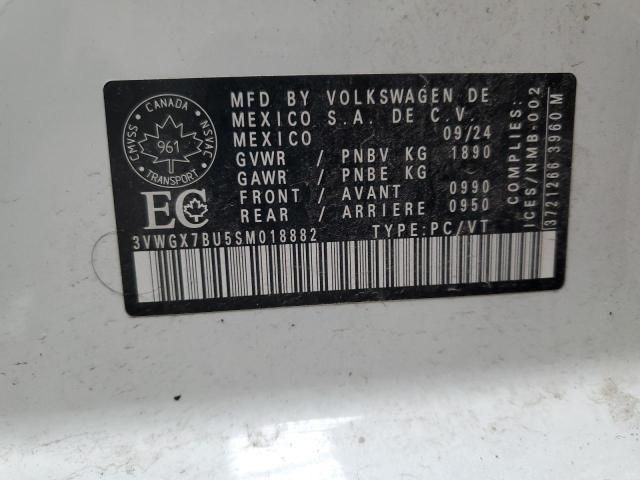 2025 VOLKSWAGEN JETTA SEL 3VWGX7BU5SM018882