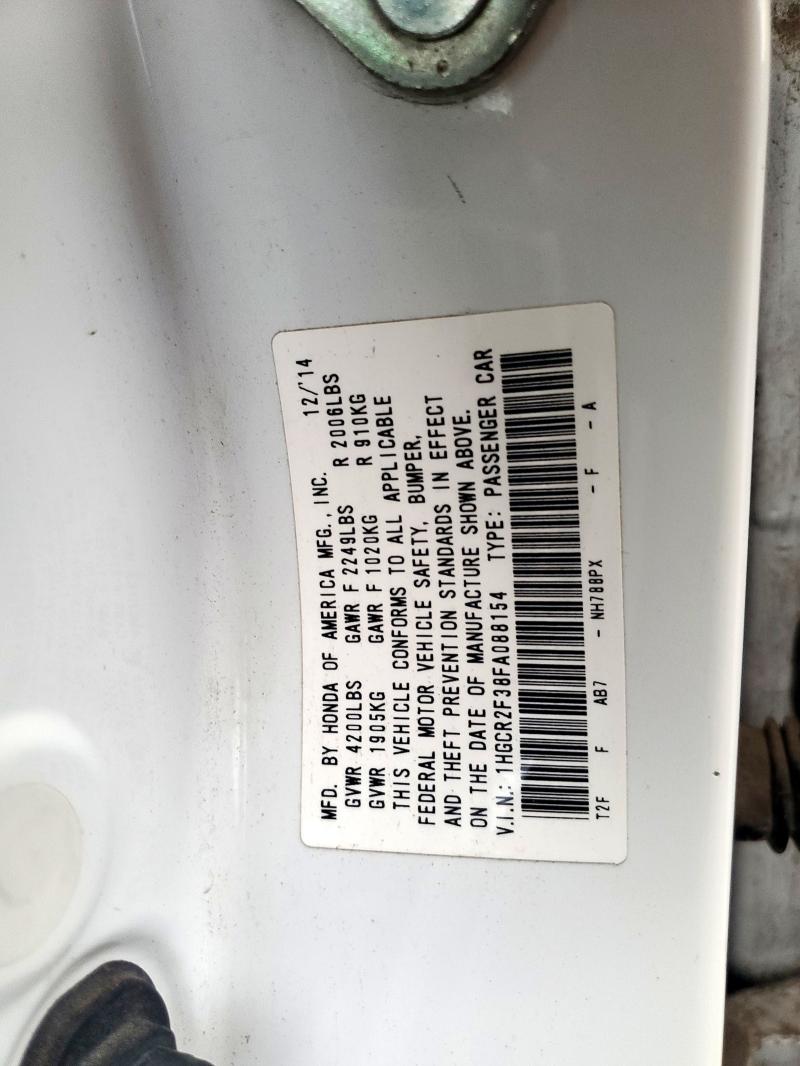 2015 HONDA ACCORD 1HGCR2F38FA088154