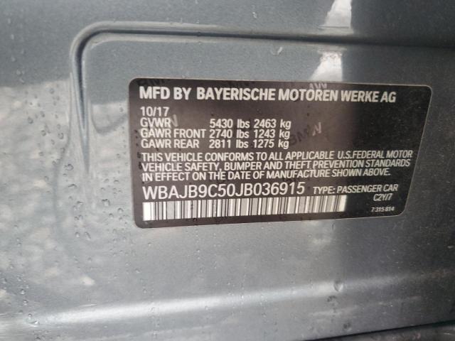 2018 BMW M550XI WBAJB9C50JB036915