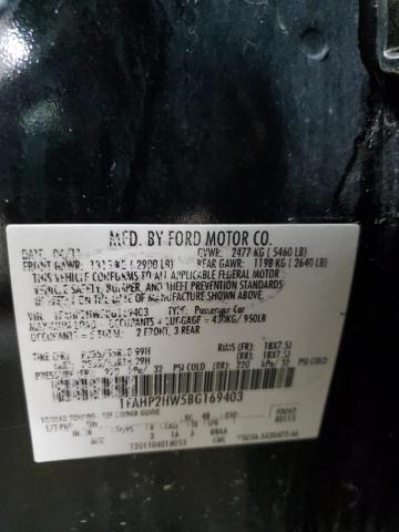 2011 FORD TAURUS SEL - 1FAHP2HW5BG169403