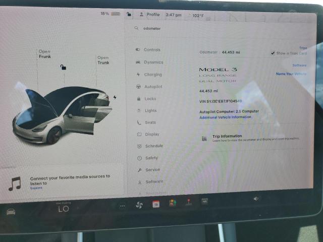 2018 TESLA MODEL 3 5YJ3E1EB7JF104549