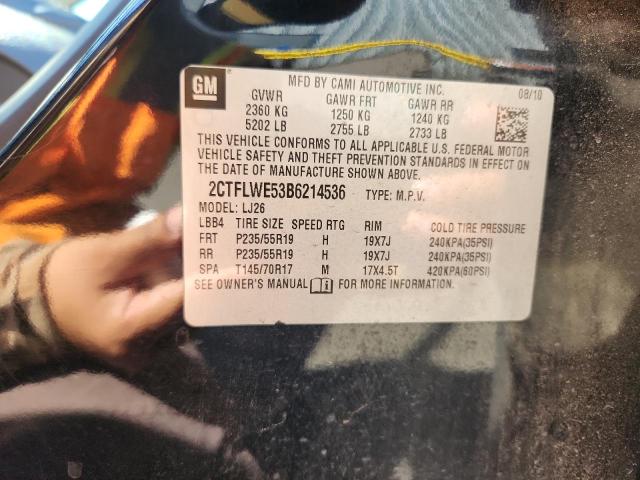 2011 GMC TERRAIN SLT - 2CTFLWE53B6214536