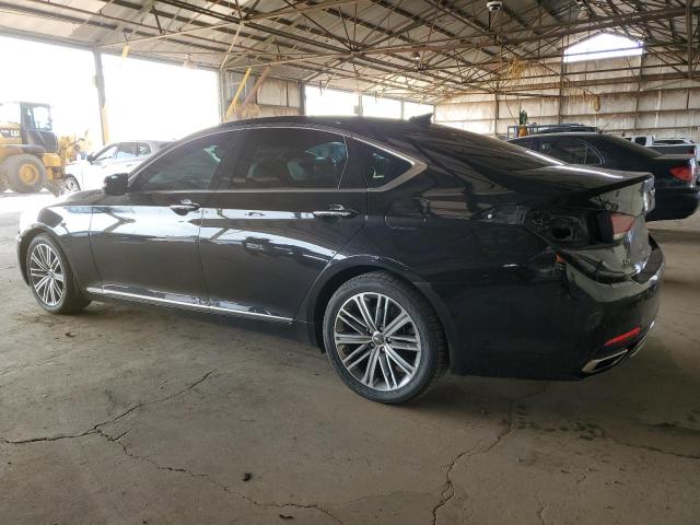 GENESIS G80 BASE 2018 black  gas KMHGN4JE8JU245698 photo #3