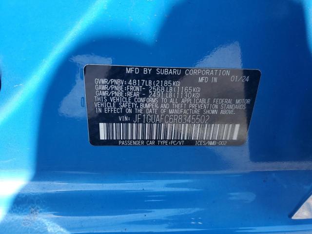 2024 SUBARU IMPREZA SP JF1GUAFC6R8345502