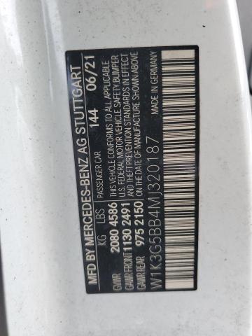 2021 MERCEDES-BENZ A 35 AMG W1K3G5BB4MJ320187