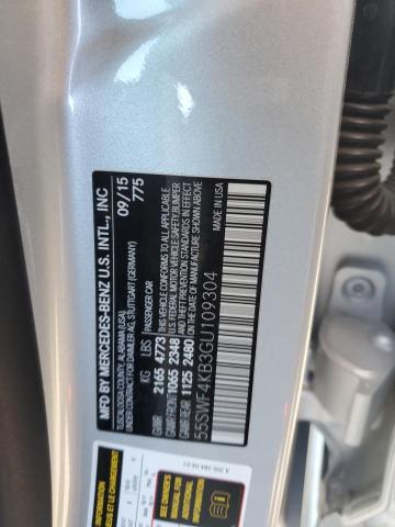 2016 MERCEDES-BENZ C 300 4MAT 55SWF4KB3GU109304