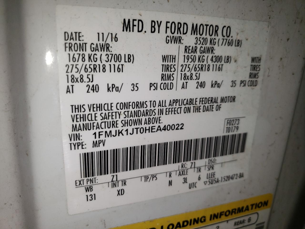 FORD EXPEDITION EL XLT