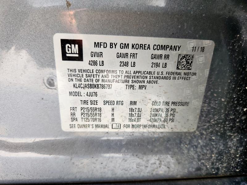 2019 BUICK ENCORE PREFERRED KL4CJASB0KB786737