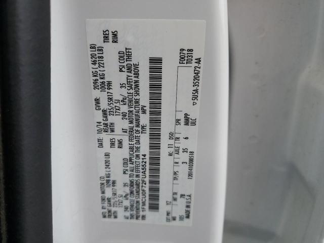 2015 FORD ESCAPE S - 1FMCU0F72FUA55214