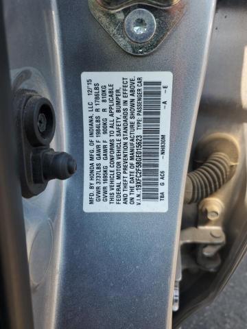 2016 HONDA CIVIC LX 19XFC2F58GE015623