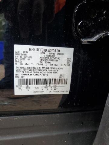 2024 FORD EXPLORER LIMITED - 1FMSK8FHXRGA78042