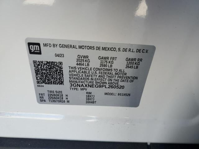 2023 CHEVROLET EQUINOX PREMIER 3GNAXNEG9PL260520
