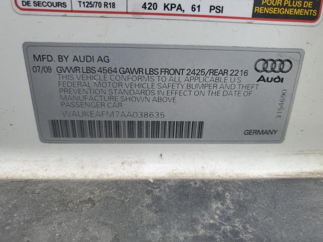 2010 AUDI A3 PREMIUM - WAUKEAFM7AA038635