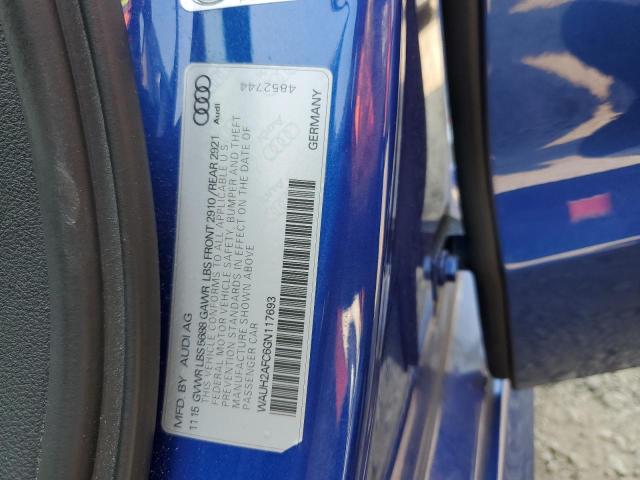 2016 AUDI S6 PRESTIG WAUH2AFC6GN117693