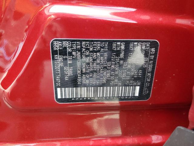 2025 NISSAN ROGUE SV JN8BT3BAXSW344964