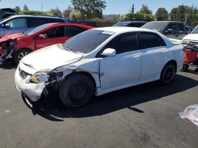 TOYOTA COROLLA BA 2009 white  gas 1NXBU40EX9Z110622 photo #1