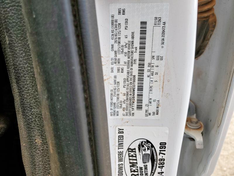 2021 FORD F250 SUPER 1FT7W2BN8MED70008