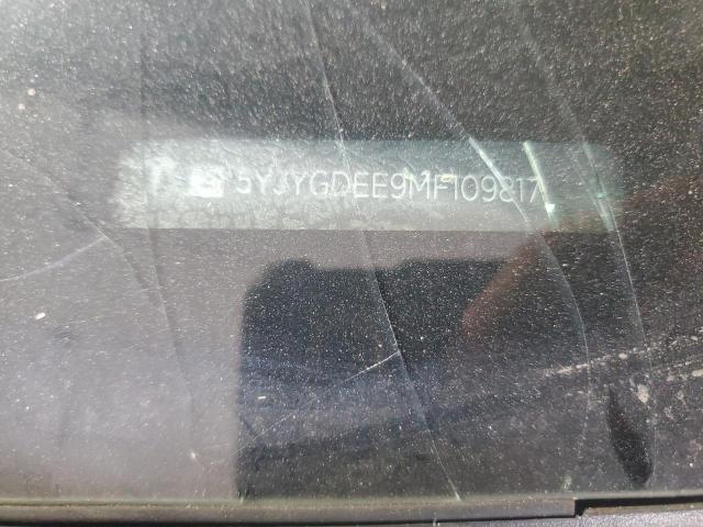 2021 TESLA MODEL Y - 5YJYGDEE9MF109817
