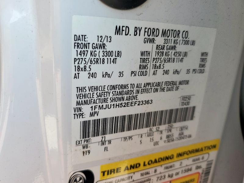 2014 FORD EXPEDITION - 1FMJU1H52EEF23363