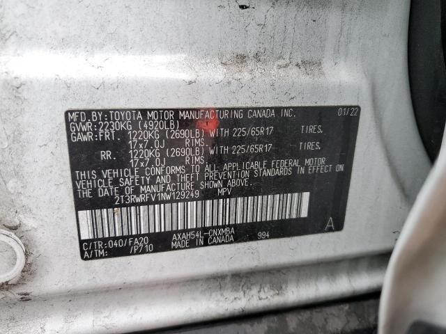2022 TOYOTA RAV4 XLE - 2T3RWRFV1NW129249