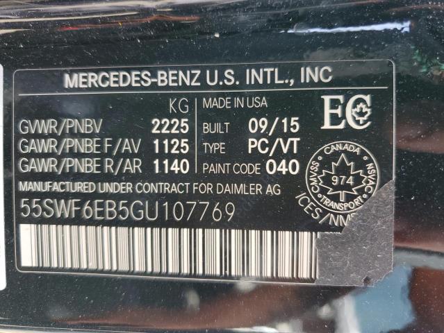 2016 MERCEDES-BENZ C 450 4MAT 55SWF6EB5GU107769